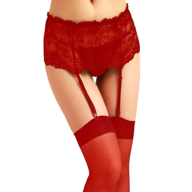 2020 New Arrival Comfortable Cool  Sexy Women Lace Garter Belt Lingerie Stocking  Underwear Babydoll Skarpetki 1@