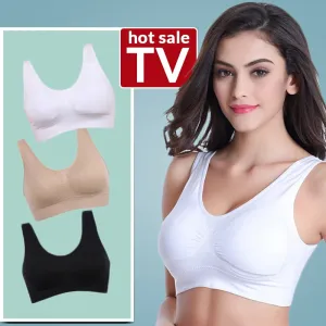 3pcs/set Sexy Bra with Pads Seamless Push Up Plus Size XXXL Underwear Wireless Comfortable Active Bra 2019