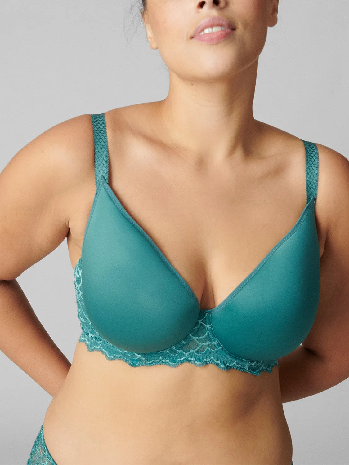 Caresse 3D Plunge - Boreal Green
