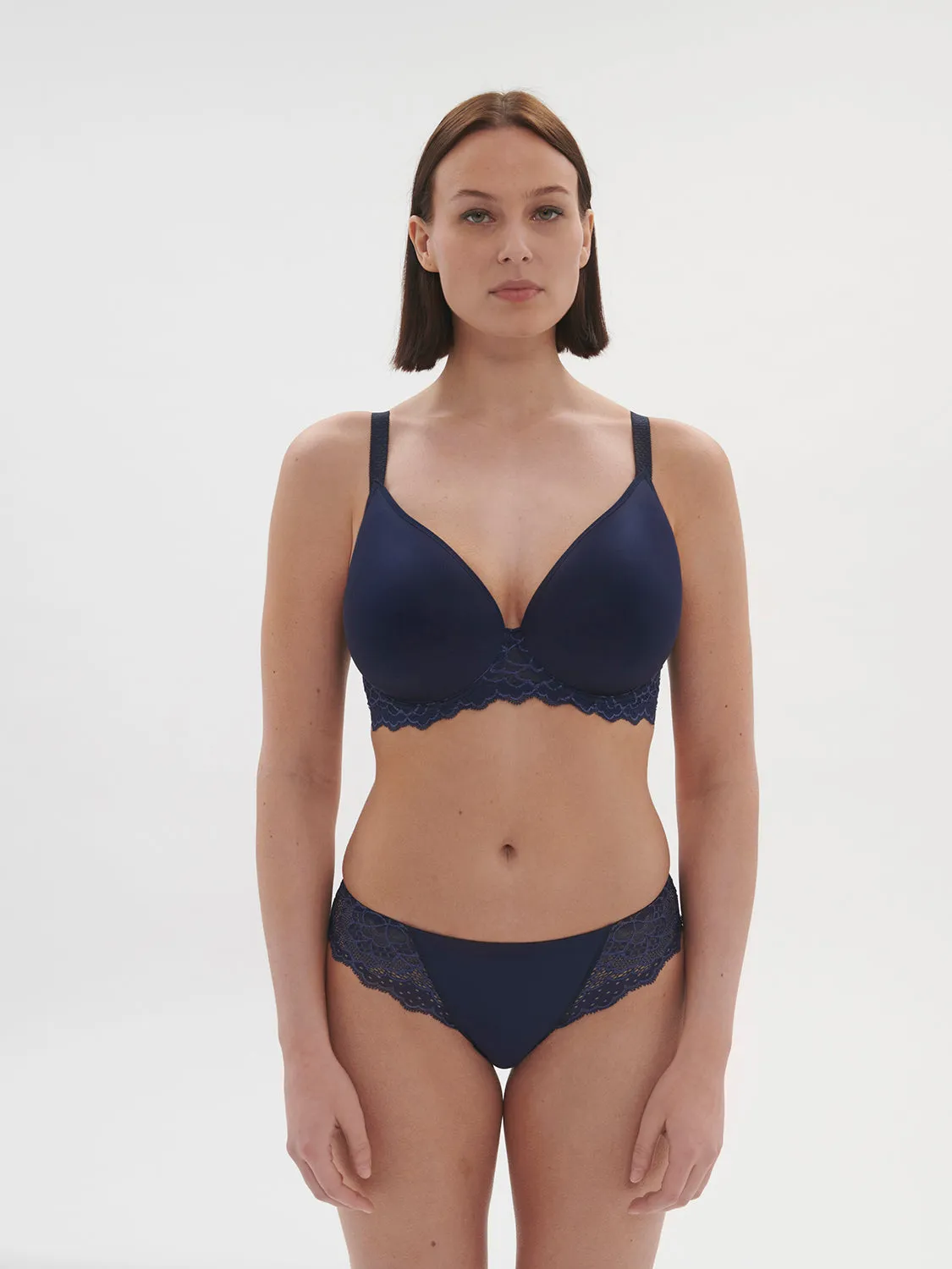 Caresse 3D Plunge - Ink Blue