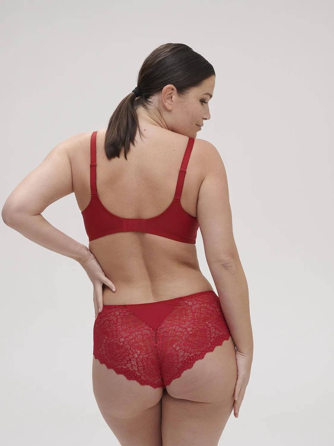 Caresse Boyshort - Tango Red