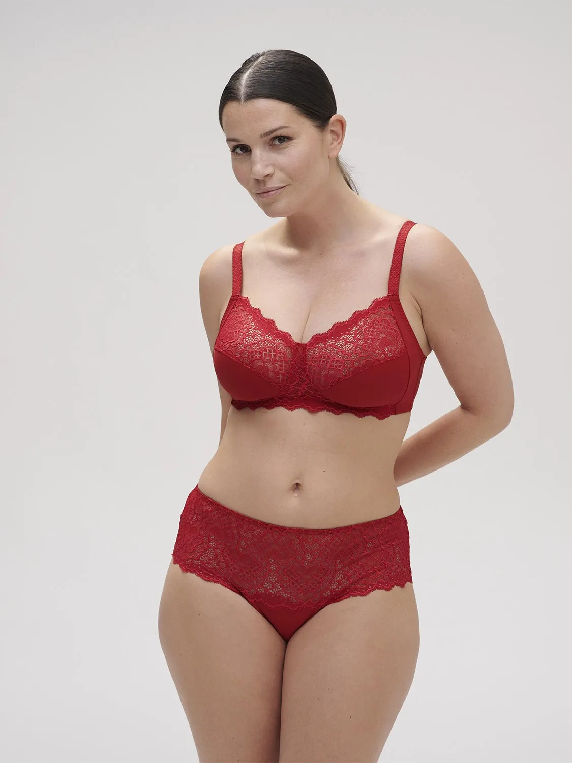 Caresse Boyshort - Tango Red