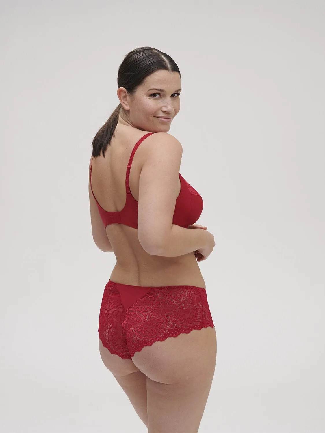 Caresse Boyshort - Tango Red