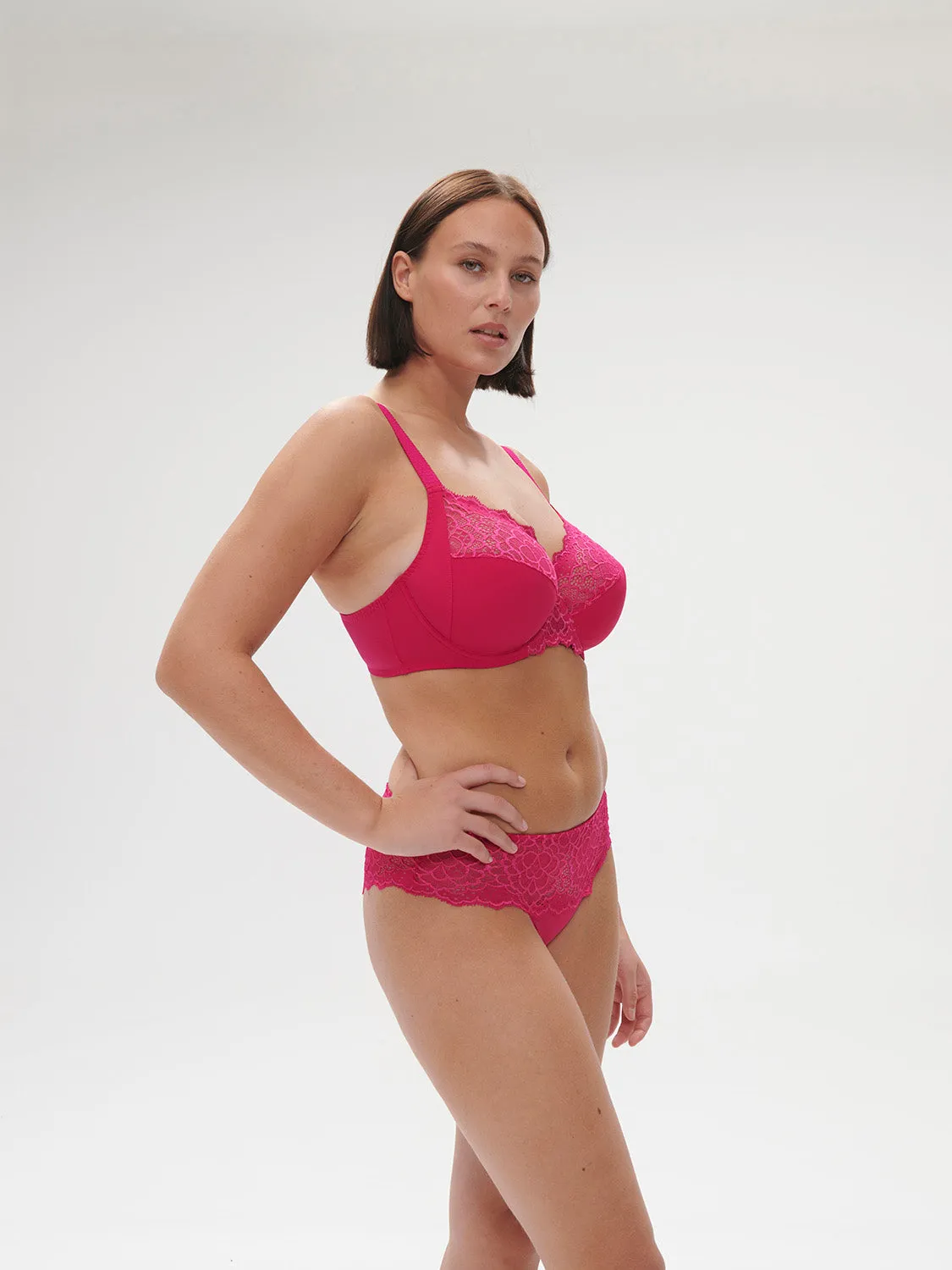 Caresse Boyshort - Teaberry Pink