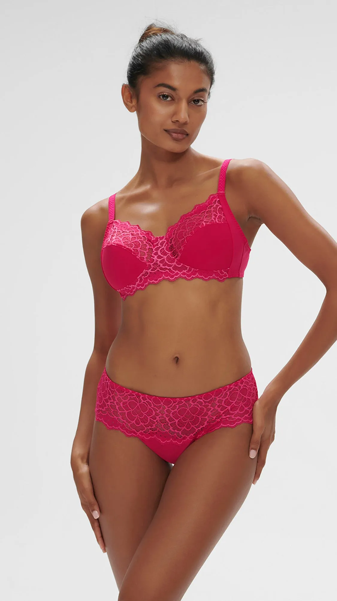 Caresse Boyshort - Teaberry Pink