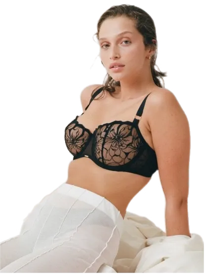 Chantelle Fleur Underwire Bra Black