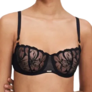 Chantelle Fleur Underwire Bra Black