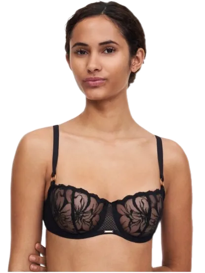 Chantelle Fleur Underwire Bra Black