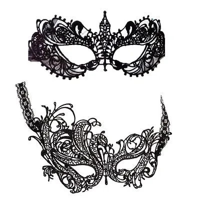 Cosplay Party Sexy Costumes Lingerie for Women Ladies Hollow Out Lace Party Nightclub Eye Mask Lace Mask Female Erotic Lingerie