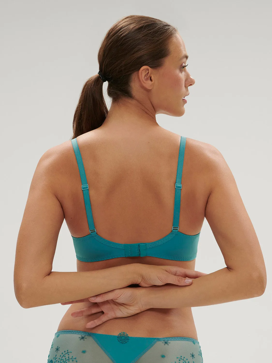 Delice Full Coverage Plunge - Atoll Blue