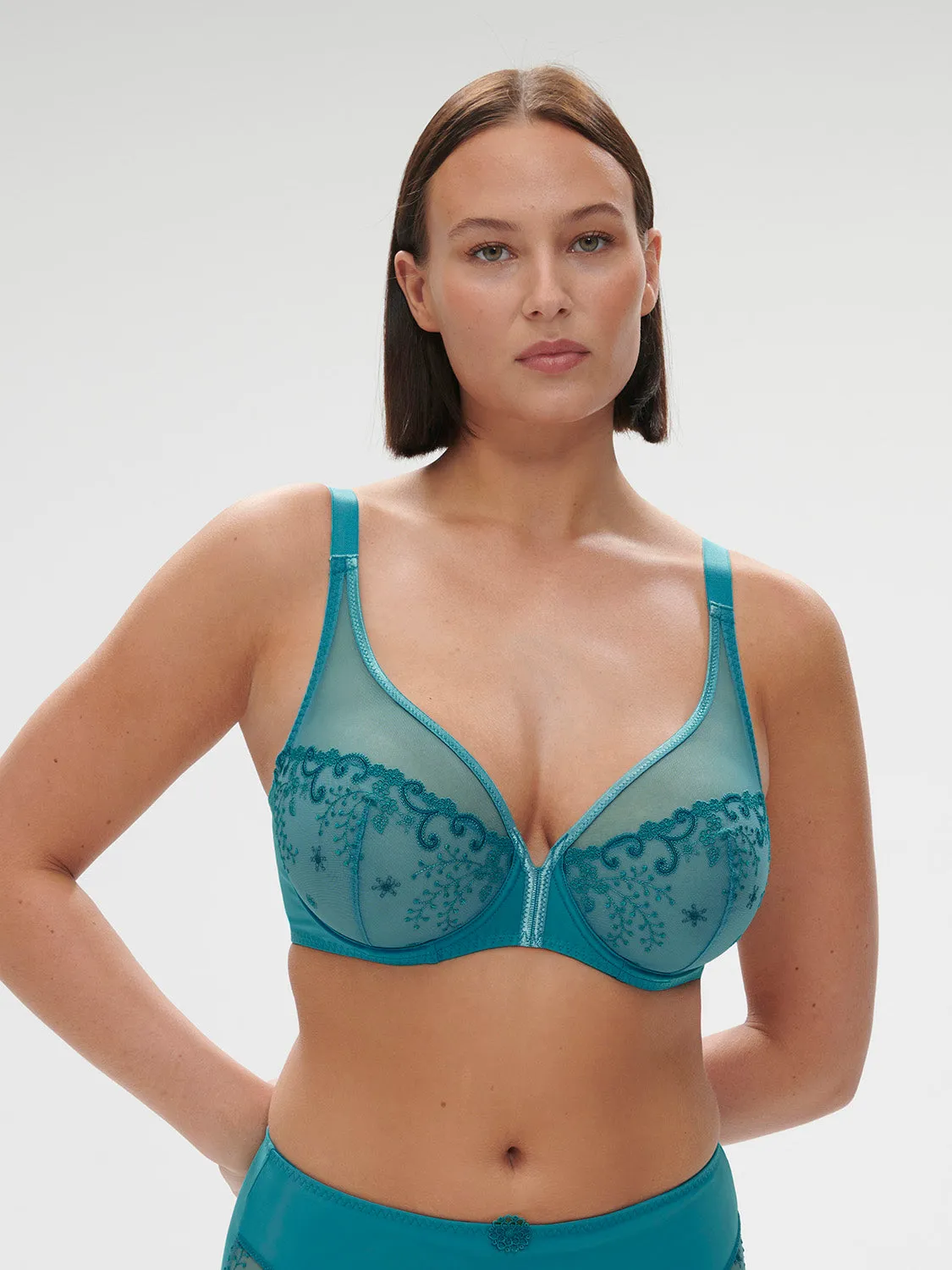 Delice Full Coverage Plunge - Atoll Blue