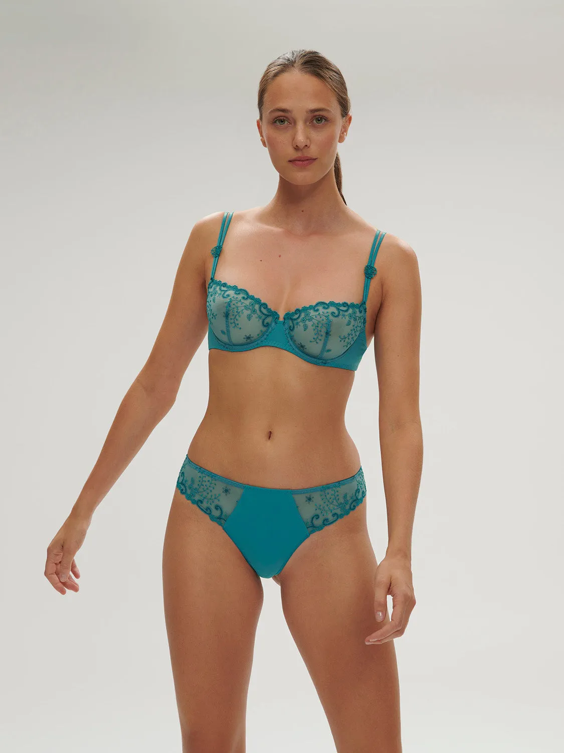 Delice Sheer Demi - Atoll Blue