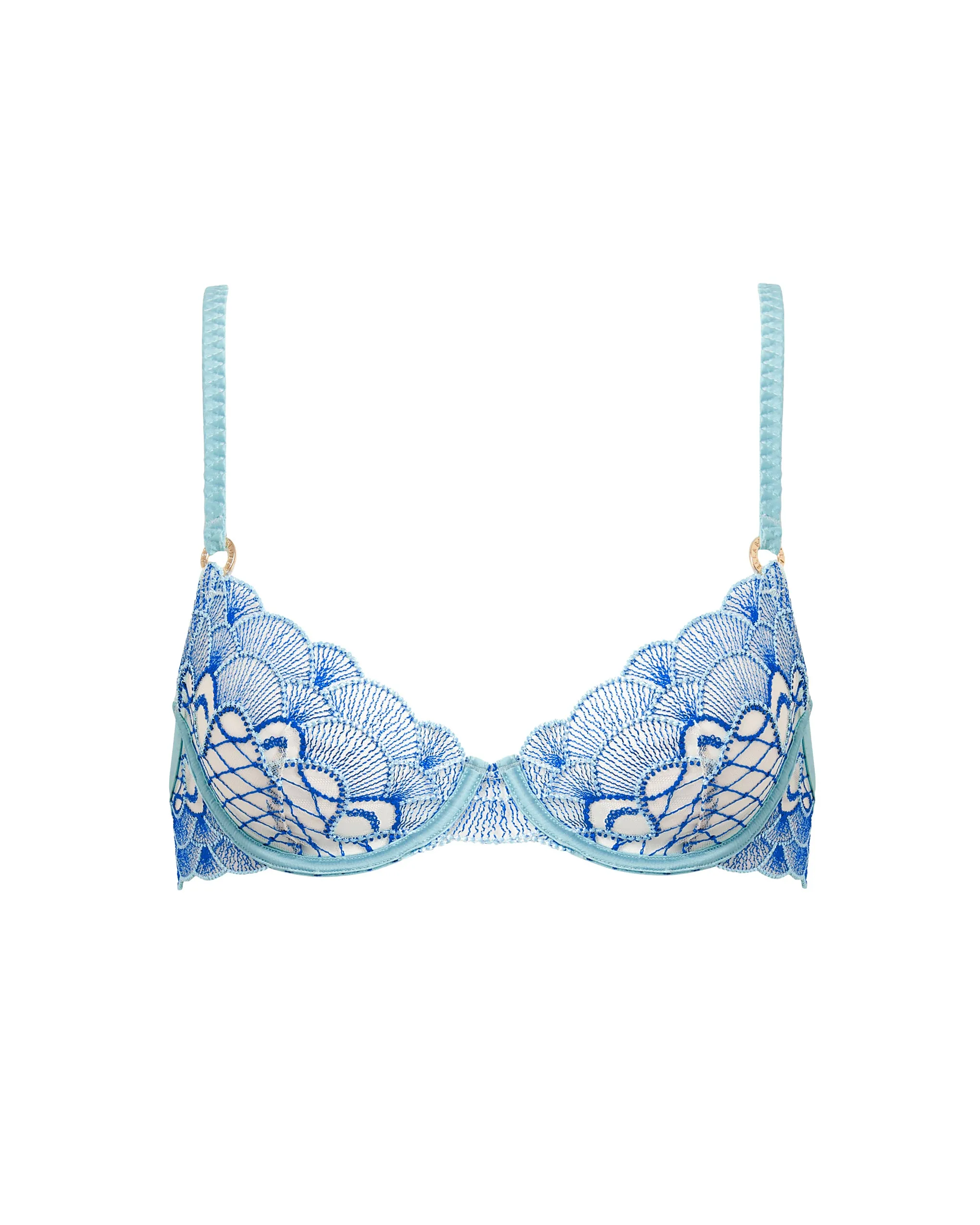 Elina Wired Bra Egyptian Blue/Island Paradise Blue/Sheer