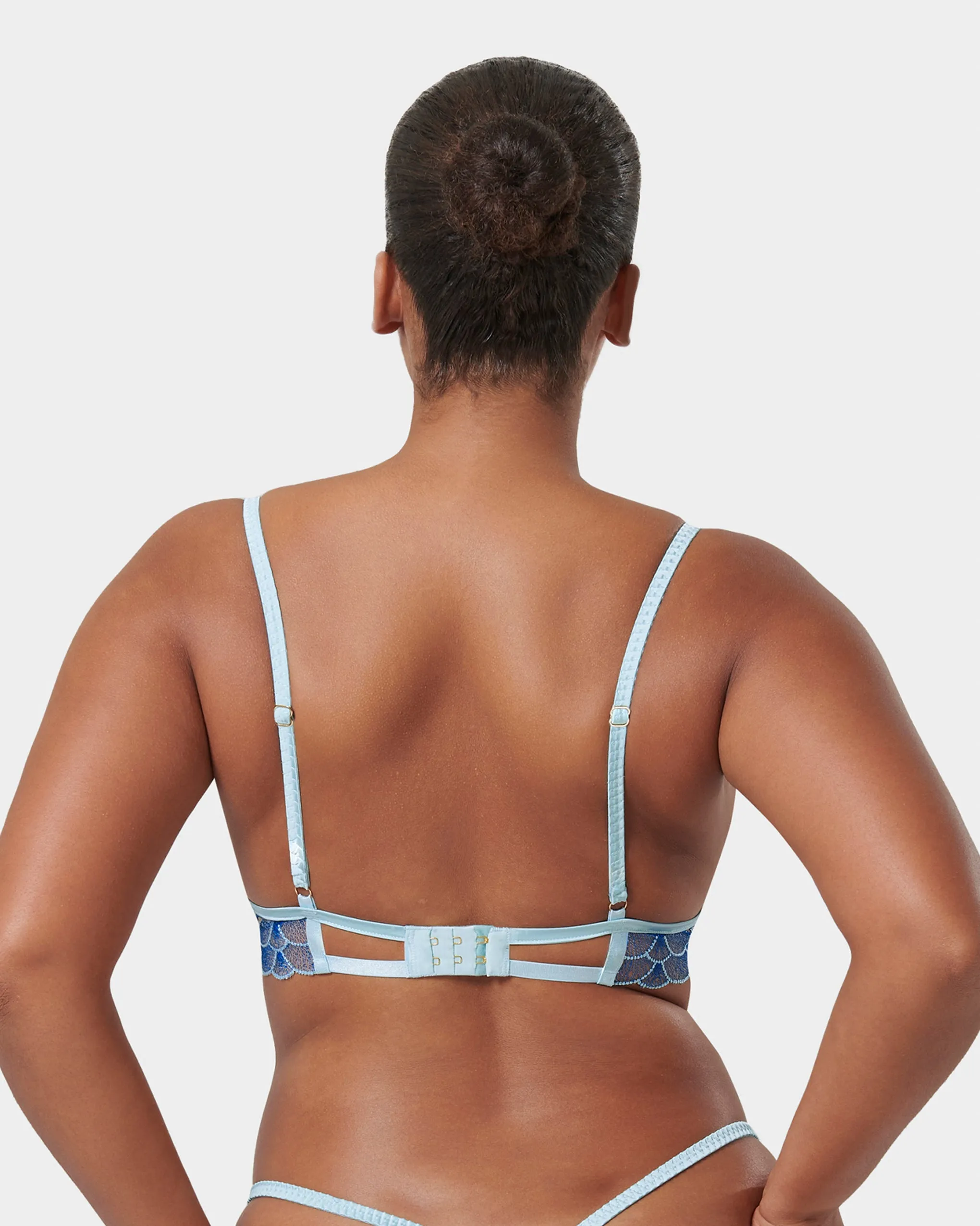 Elina Wired Bra Egyptian Blue/Island Paradise Blue/Sheer