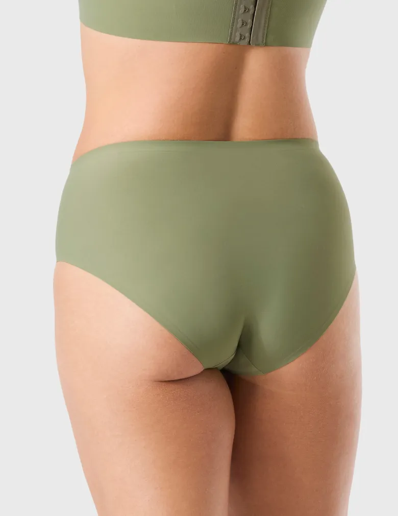 Evelyn & Bobbie High-Waisted Retro Bikini EB1704 Matcha