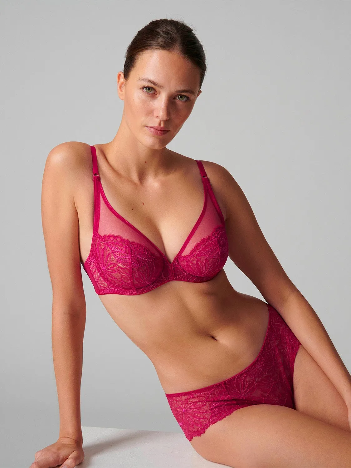 Exotica Full Coverage Plunge - Raspberry