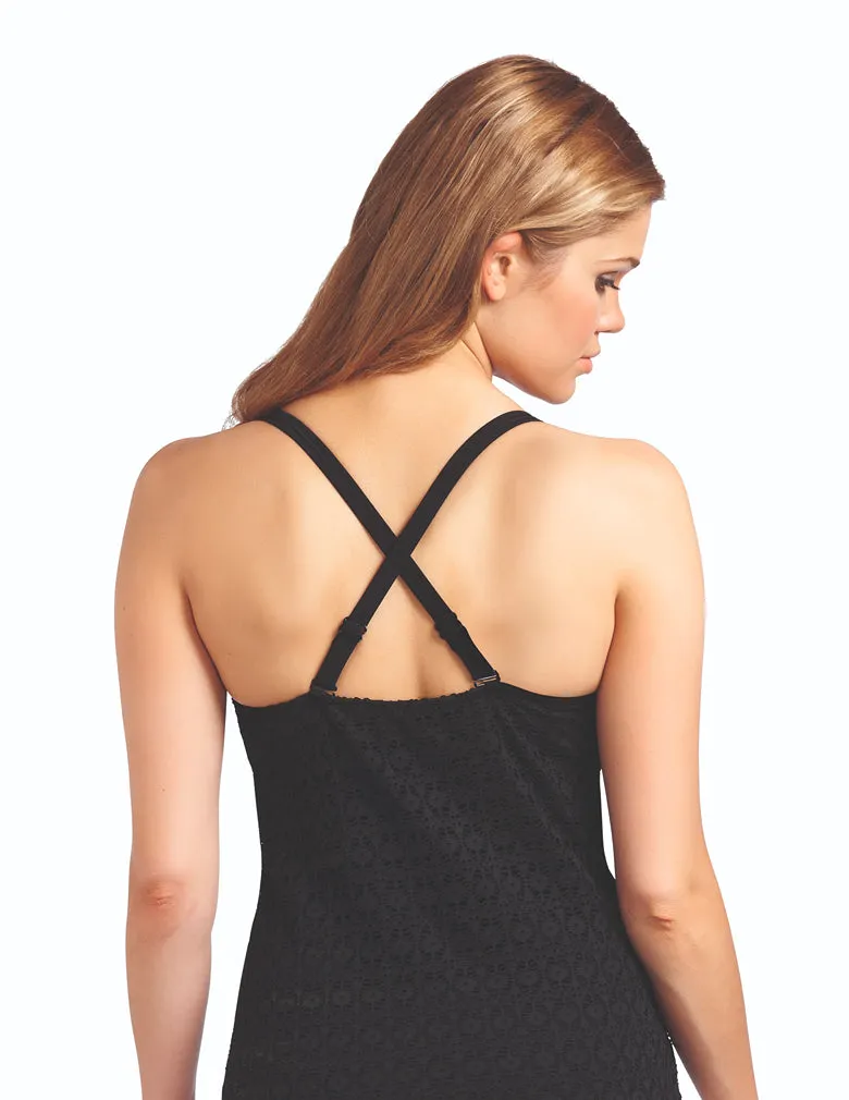 Freya Swim Spirit AS3906 Swimwear Black Soft Cup Plunge Tankini Top
