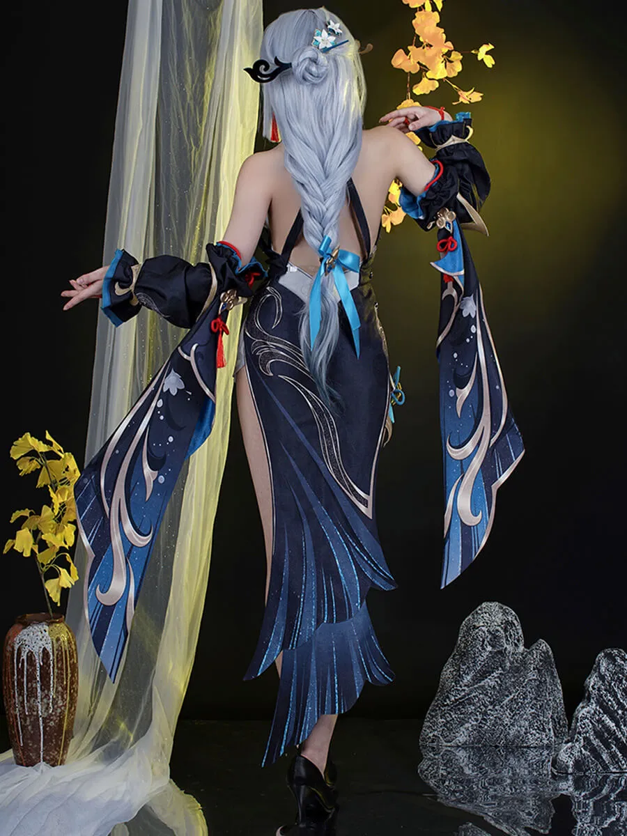 Game Shenhe Fancy Dress Outfit