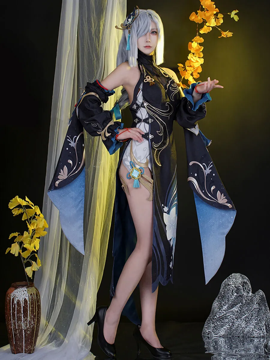Game Shenhe Fancy Dress Outfit