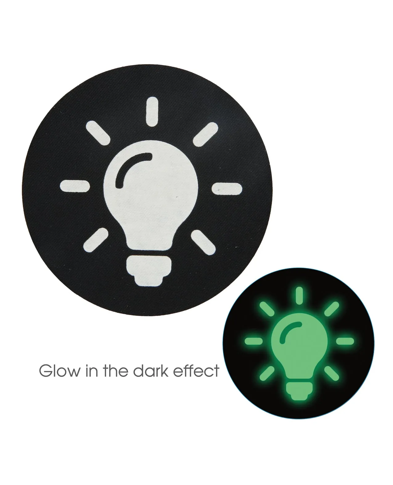 Glow in the Dark Light Bulb Peekaboo Pasties  Pack of 2
