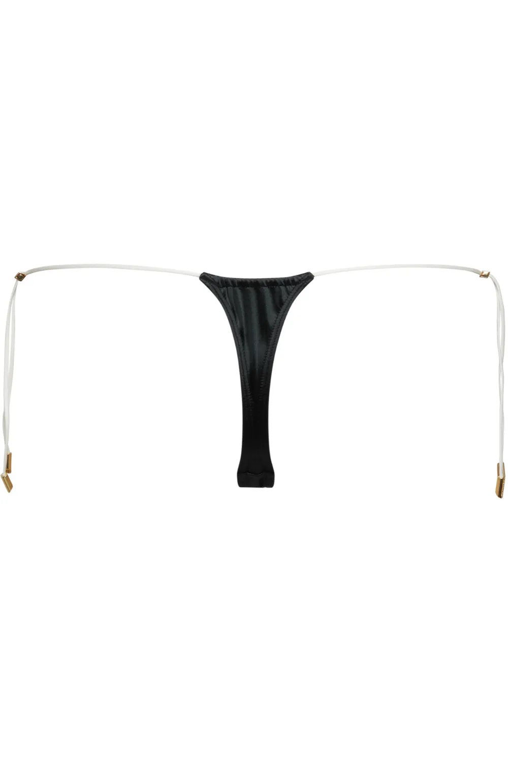 Glow Thong Bikini Bottom in Black