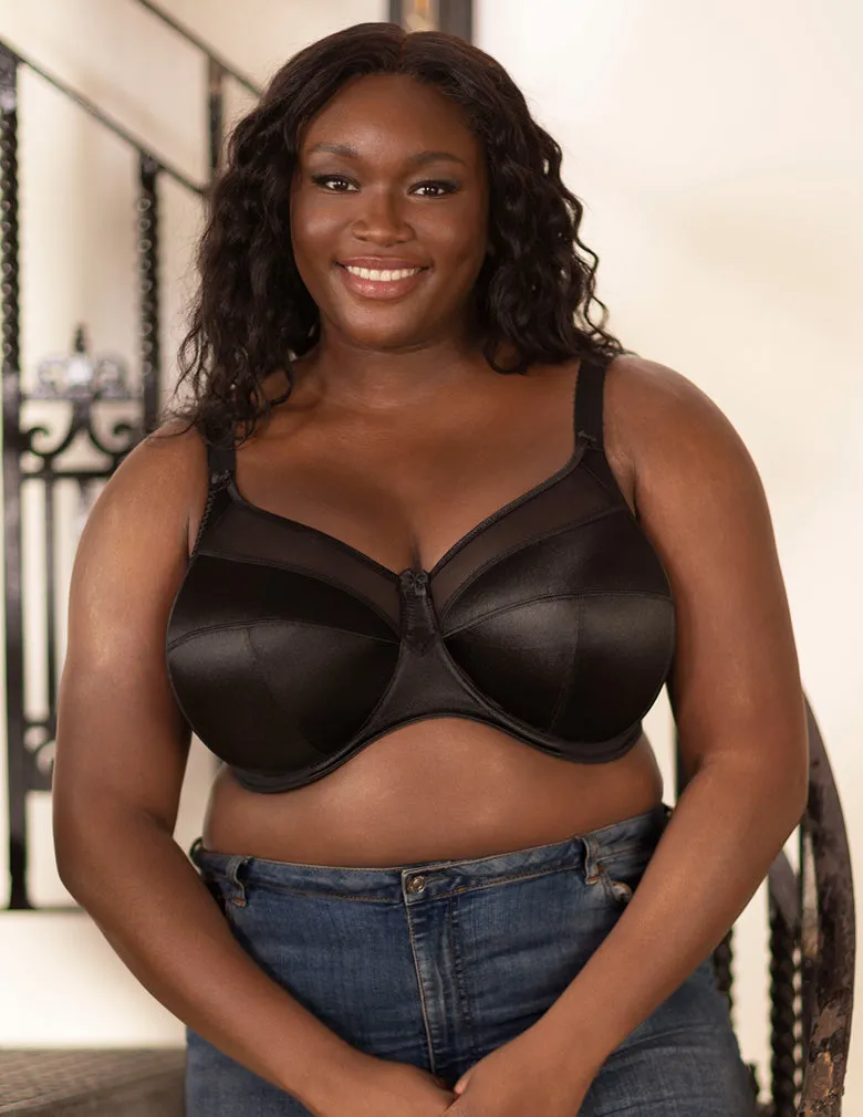 Goddess Keira GD6090 Black Underwire Banded Bra