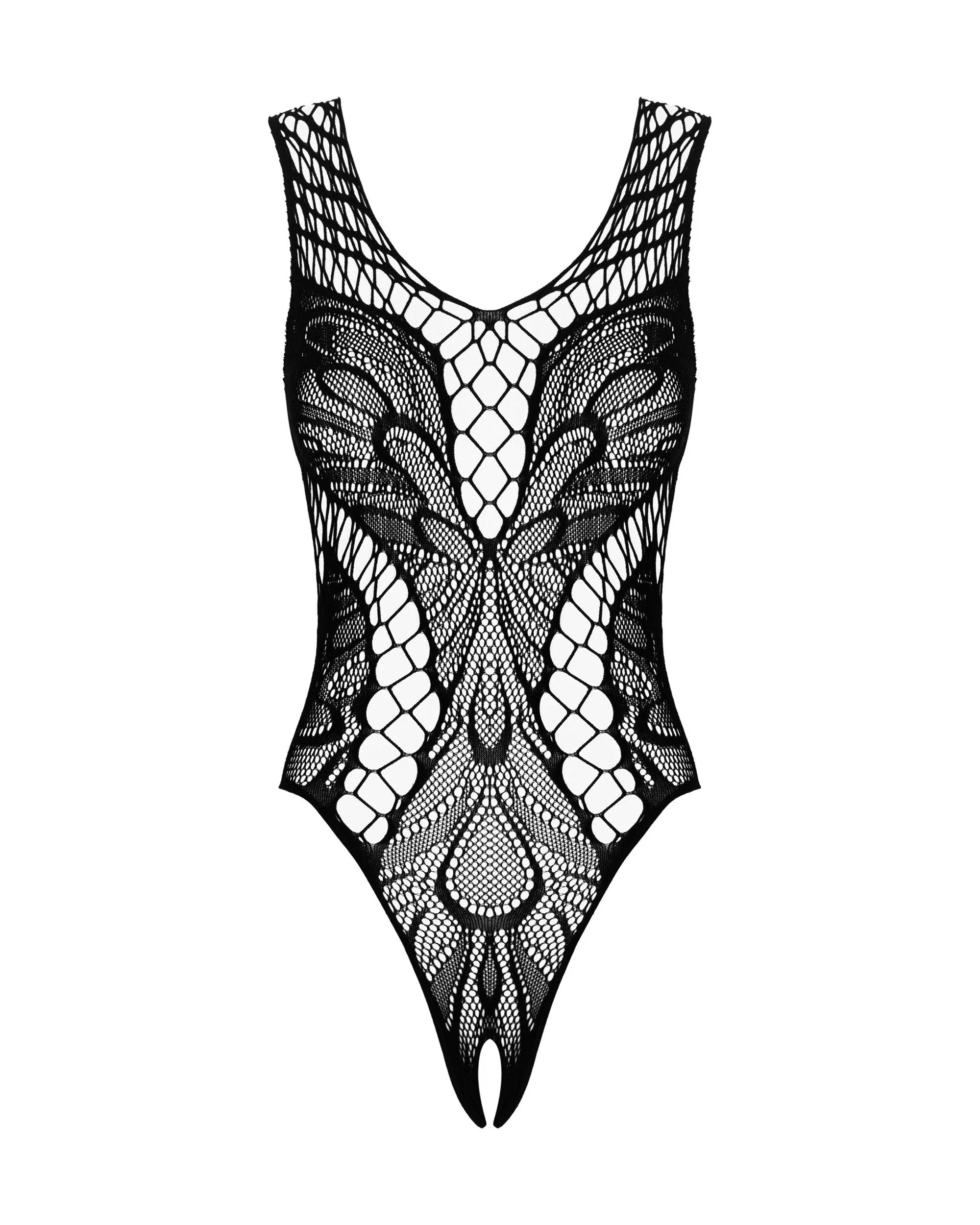 Obsessive Knitted Teddy Crotchless Body B138