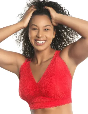Parfait Adriana P5482 Racing Red Wire-free Lace Bralette