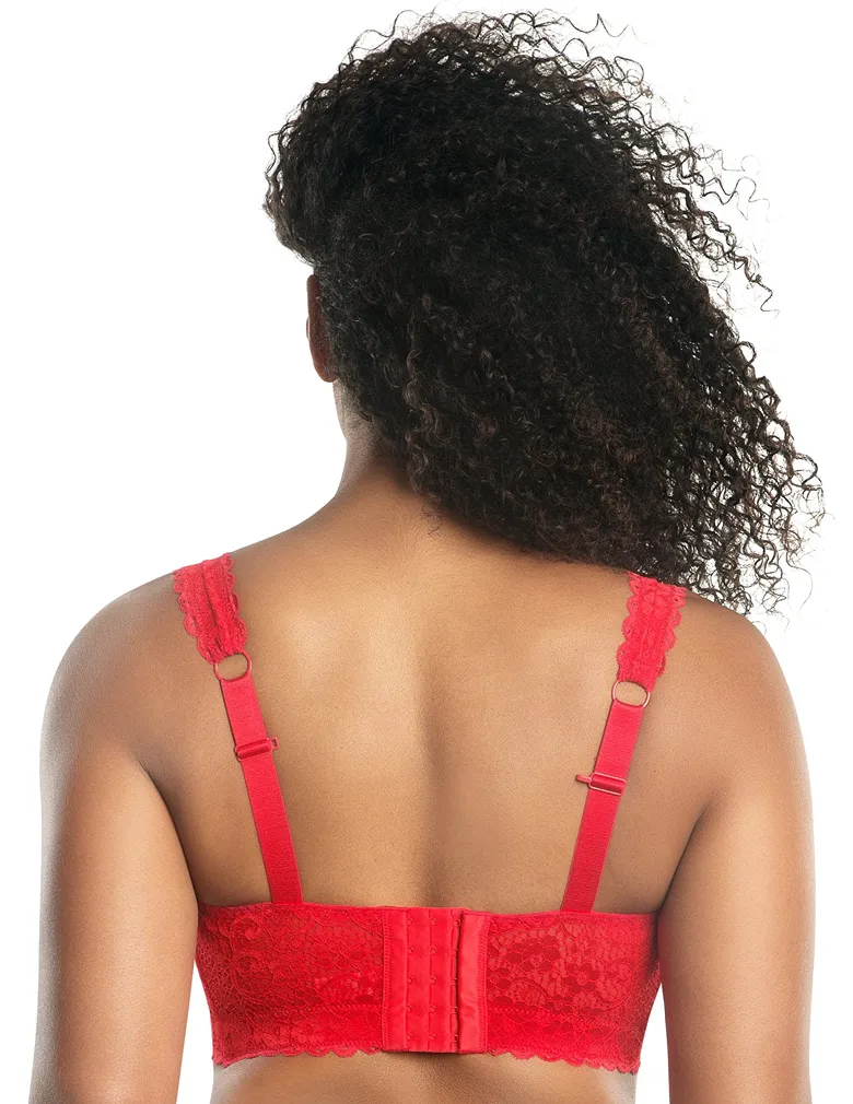 Parfait Adriana P5482 Racing Red Wire-free Lace Bralette