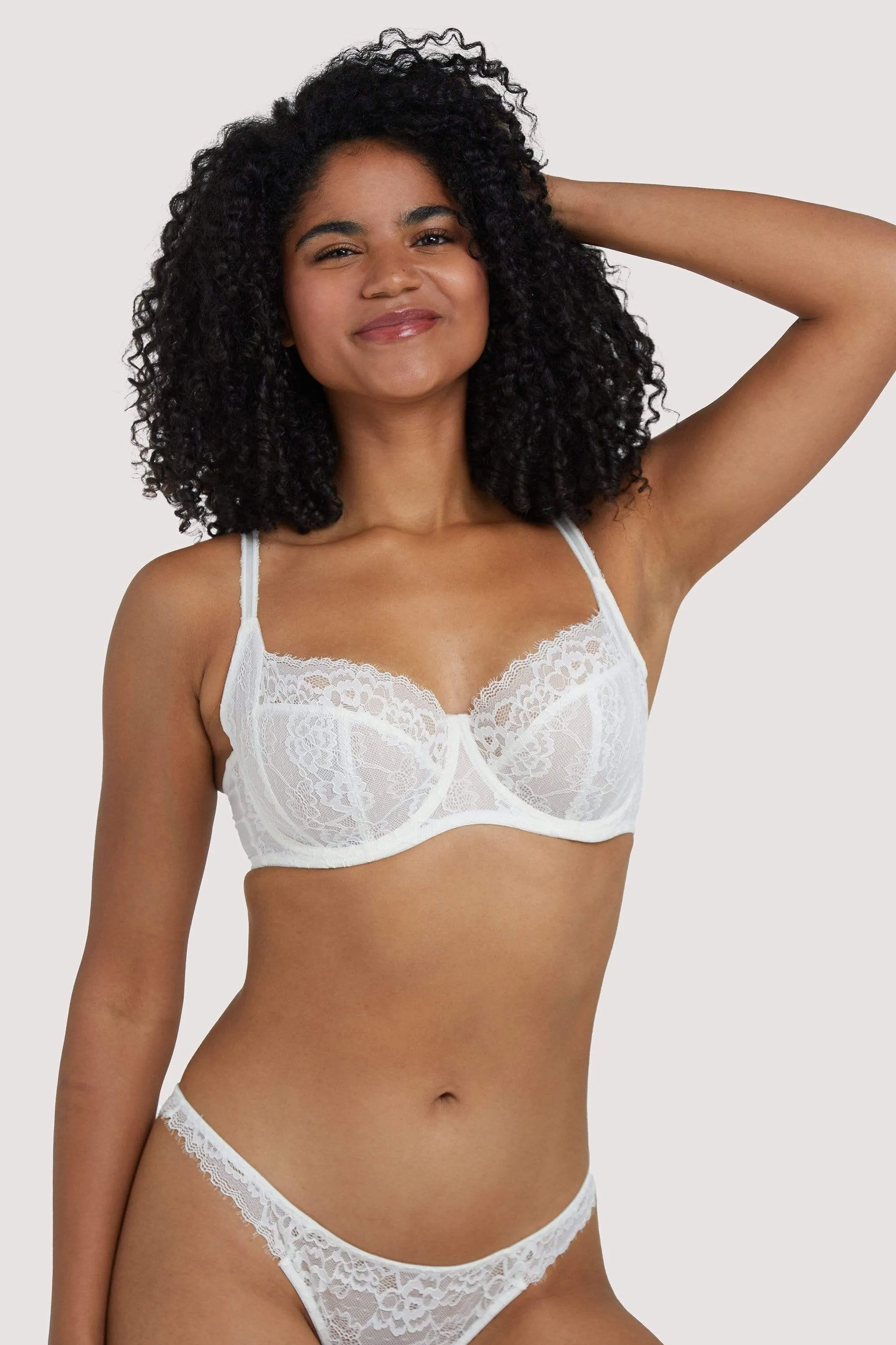Rosalyn Ivory Full Coverage Bra
