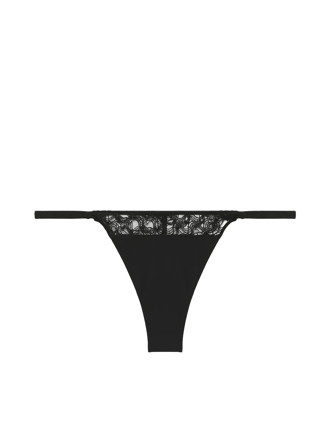 Rose Tanga - Black