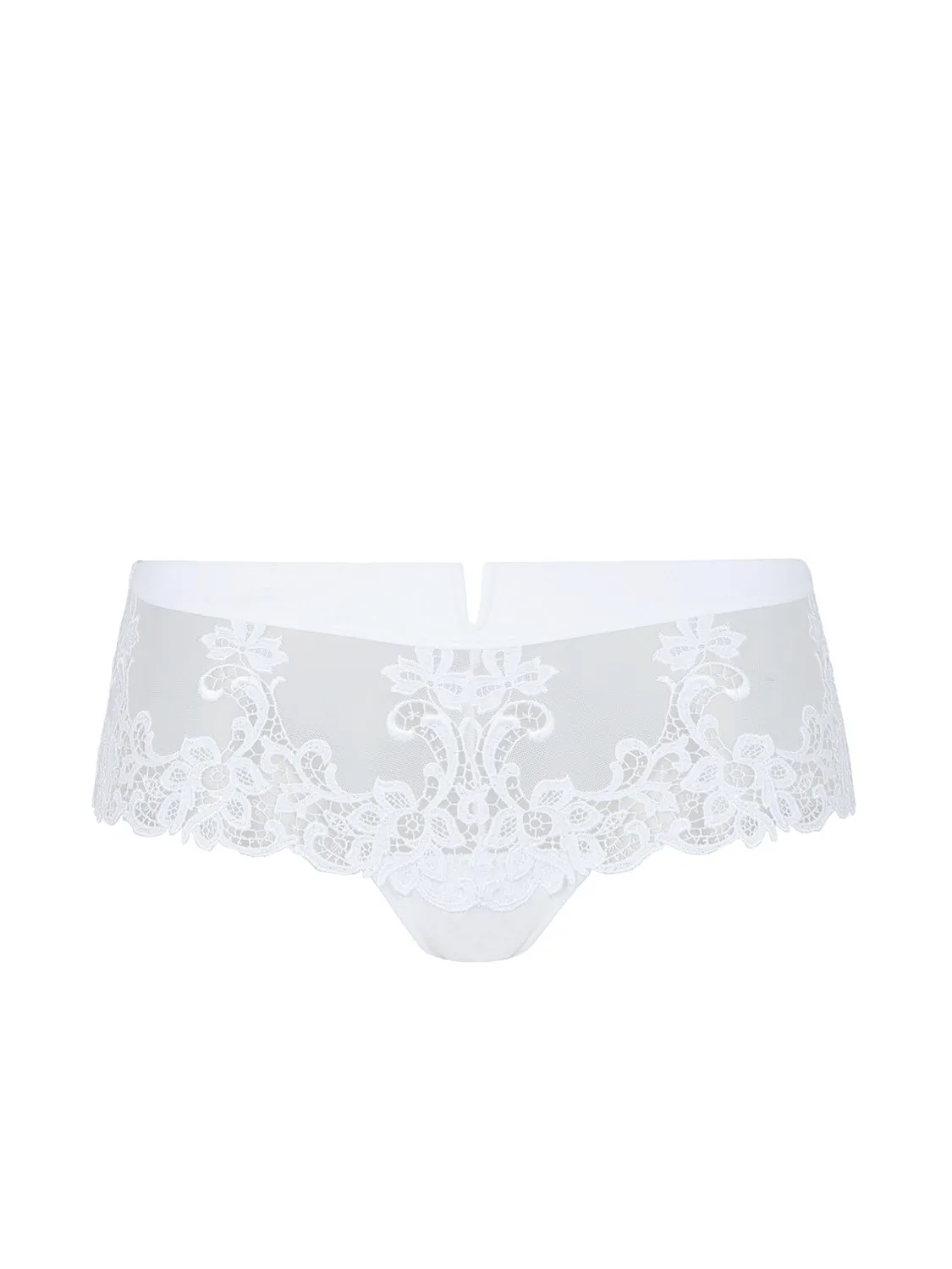 Saga Boyshort - White