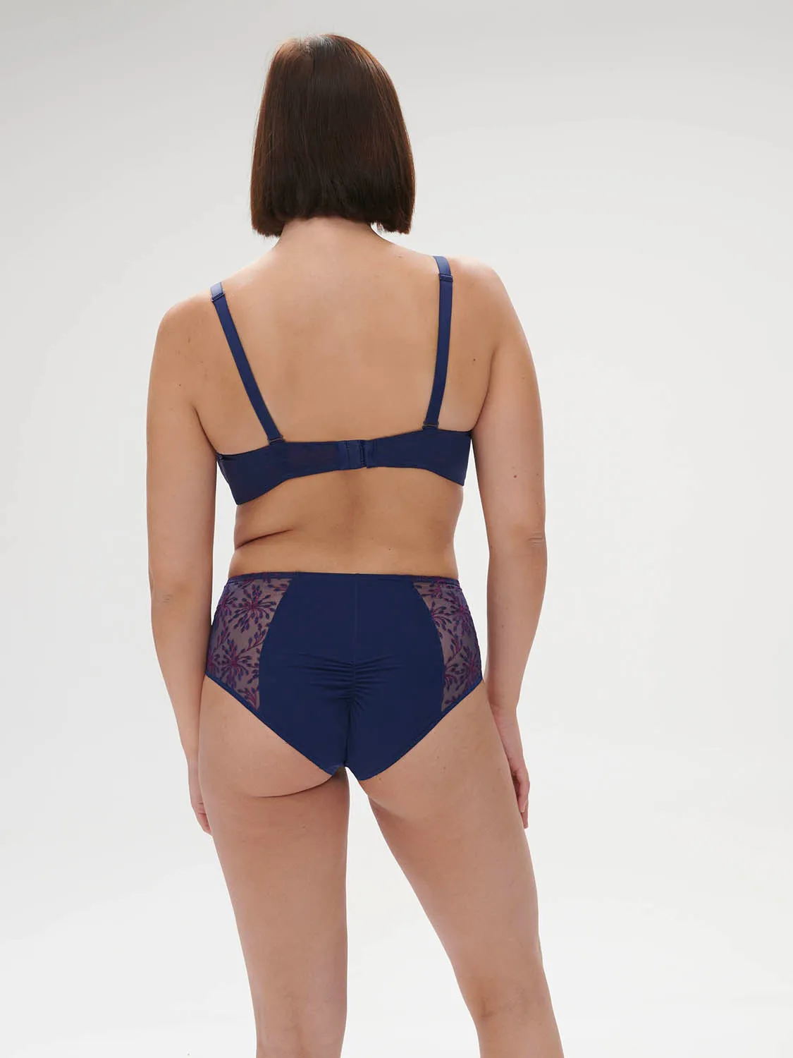 Singuliere Full Coverage Plunge - Midnight Blue