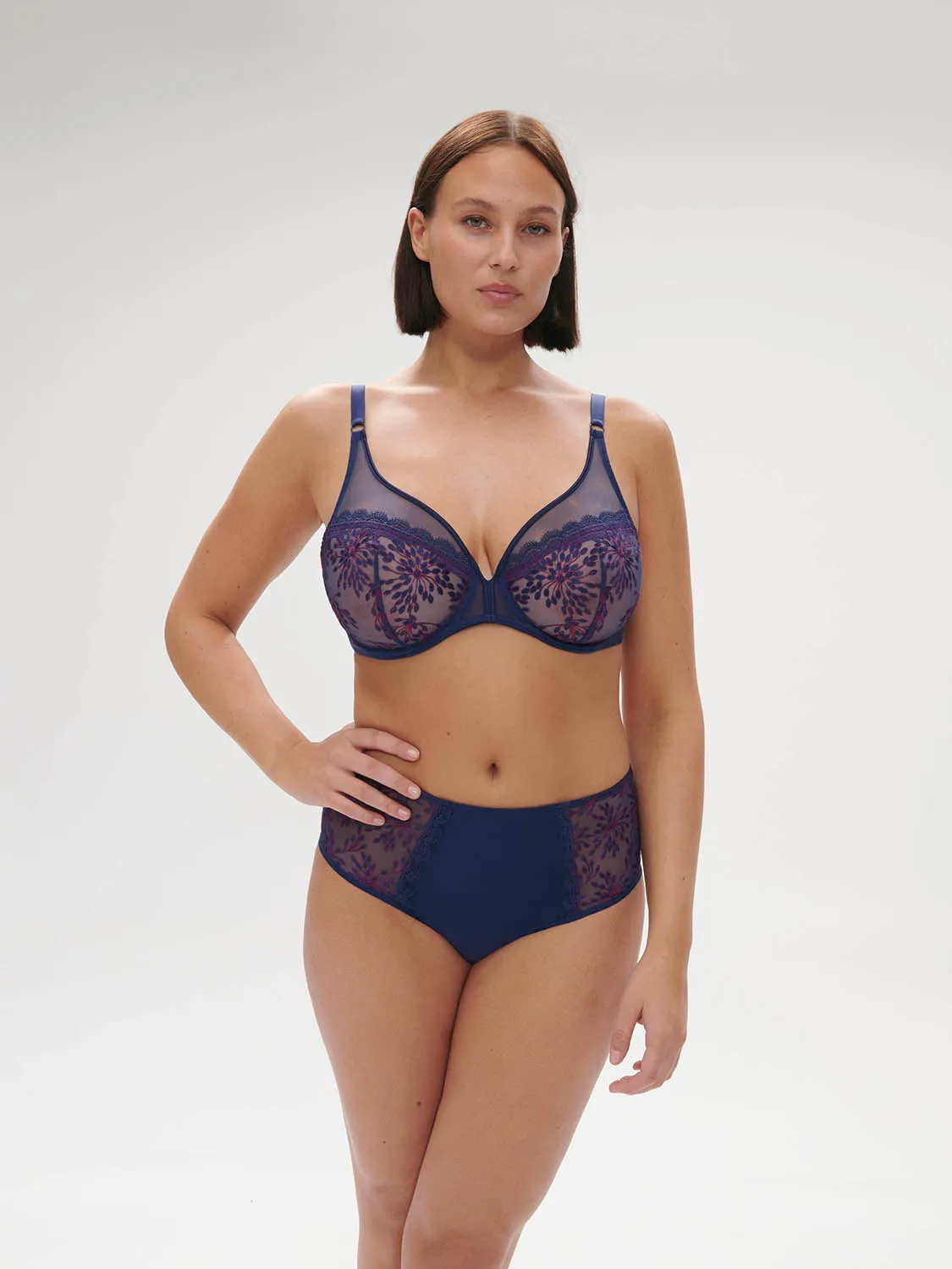 Singuliere Full Coverage Plunge - Midnight Blue