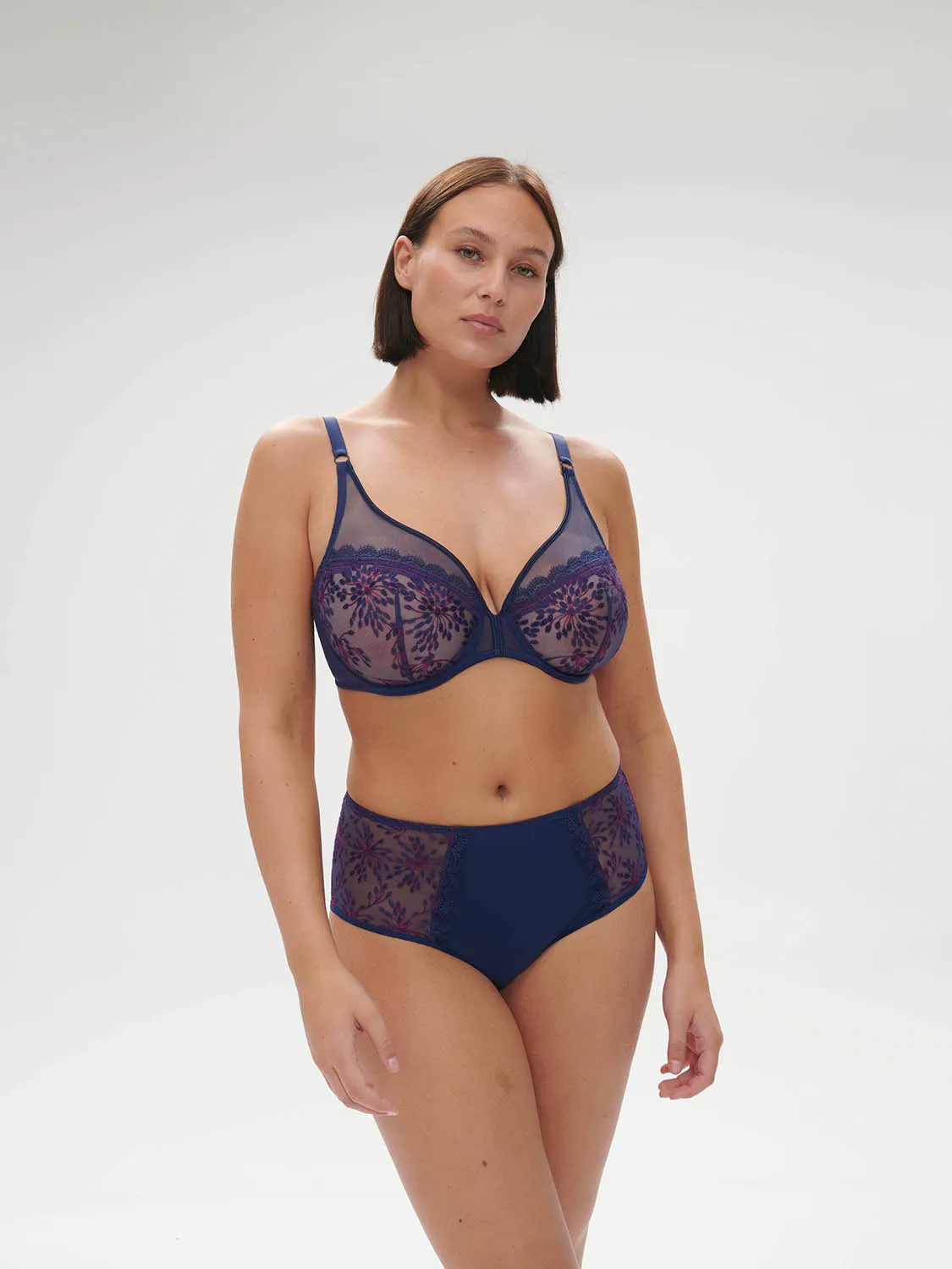 Singuliere Full Coverage Plunge - Midnight Blue