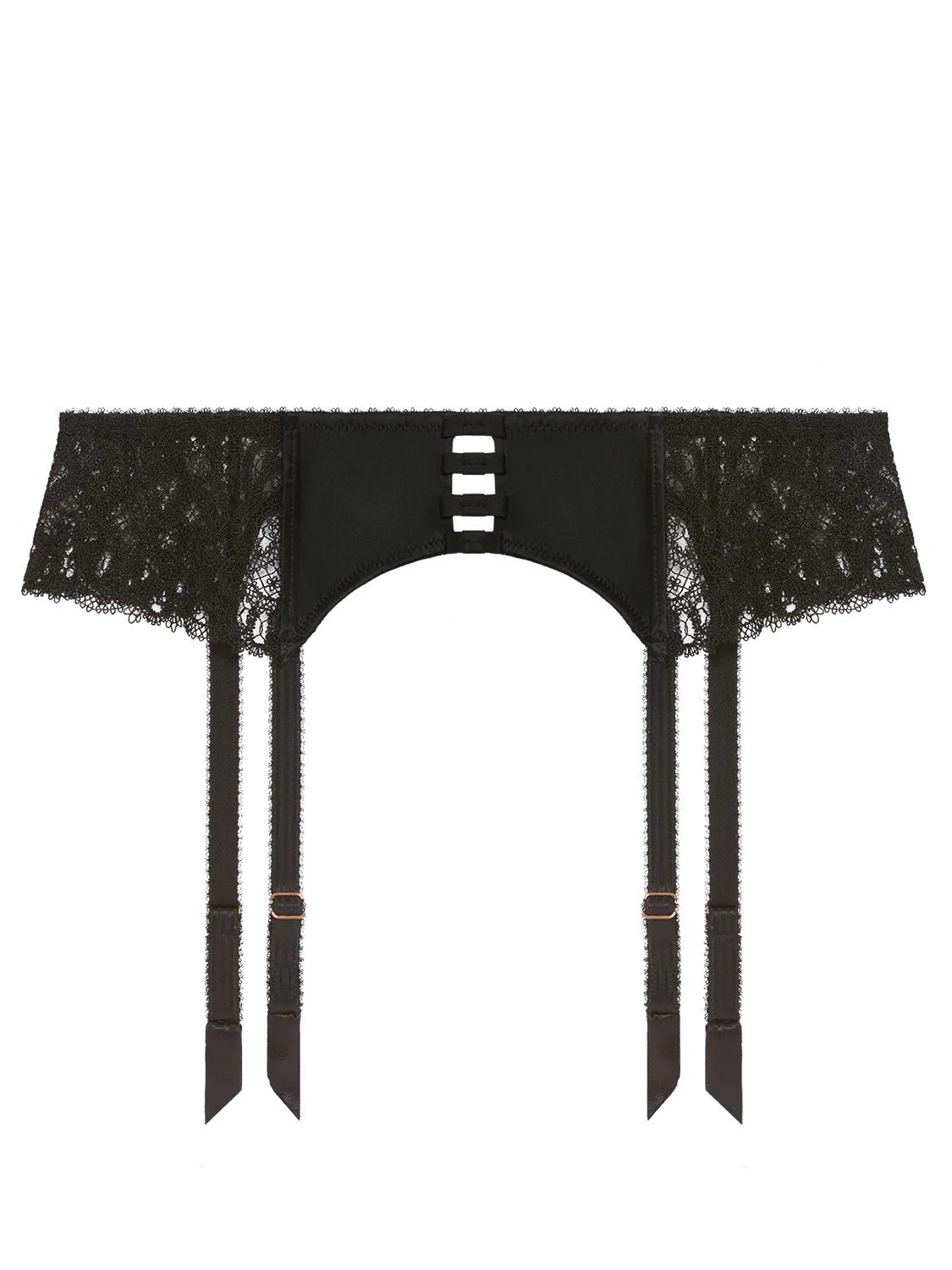 Symphonie Suspender Belt - Black