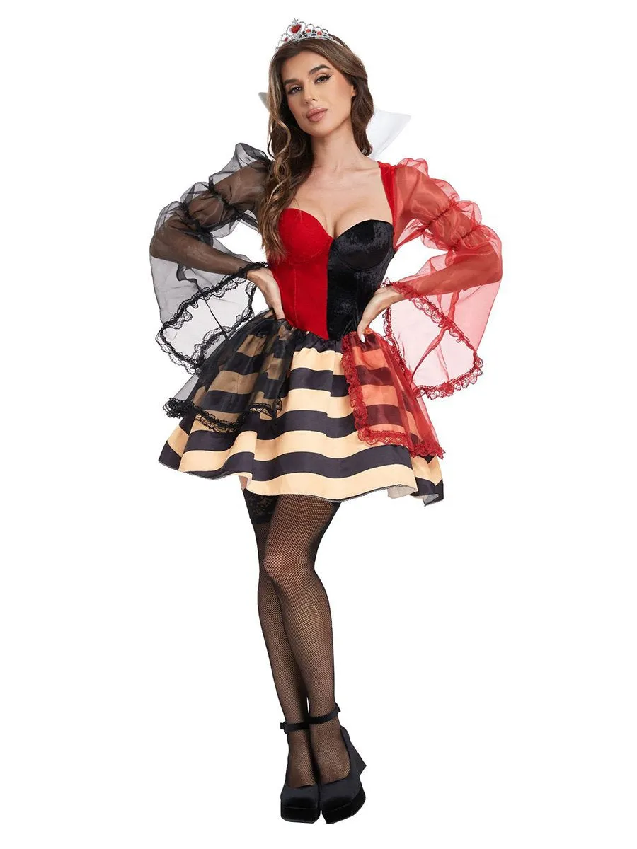 Villain Queen Fancy Dress Costume